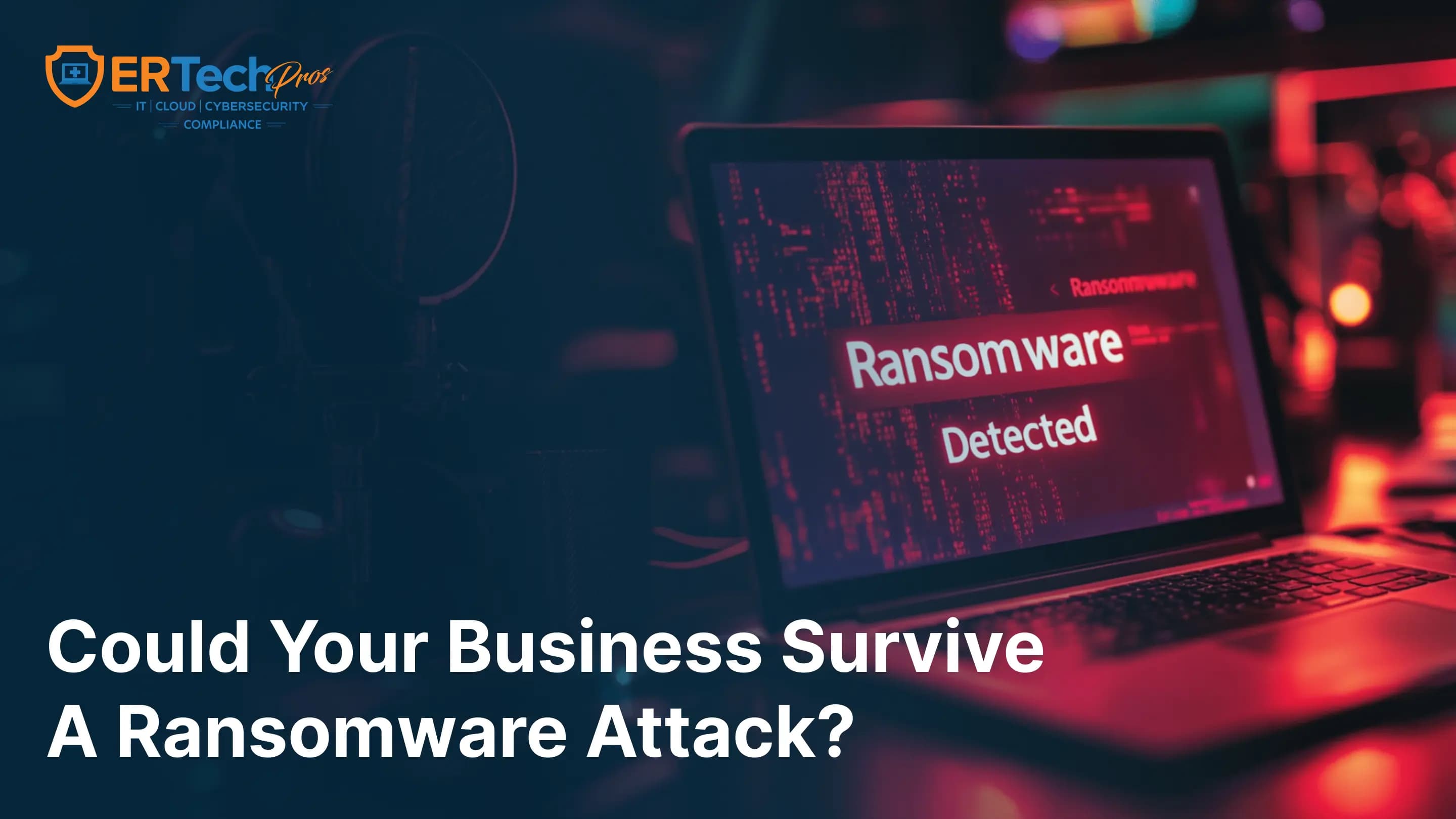 Cybersecurity professional reviewing a ransomware prevention checklist and implementing business ransomware protection strategies for a mid-sized organization.